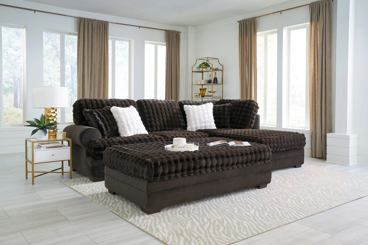 Kama Espresso Contemporary Sectional