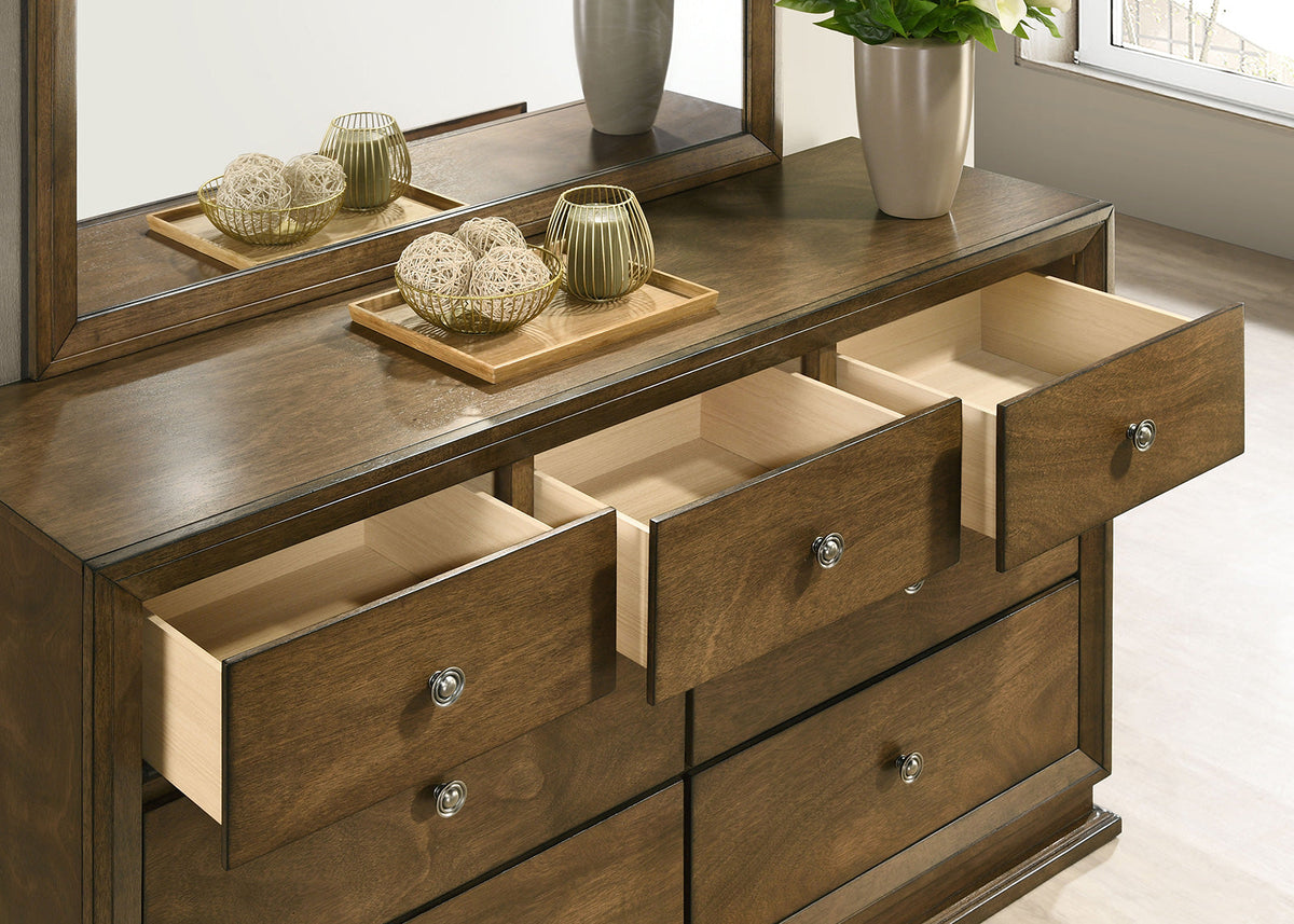 Kirkham Walnut Transitional Bedroom Set