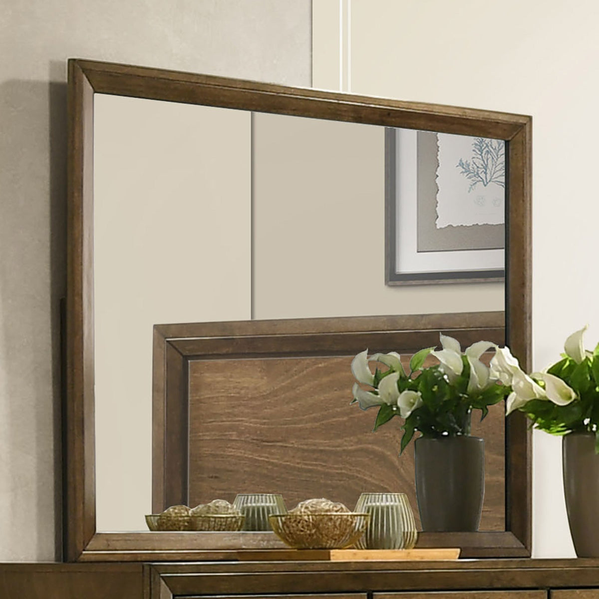 Kirkham Walnut Transitional Bedroom Set