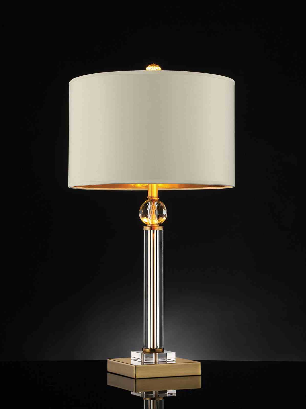 Charis Gold/Ivory Table Lamp