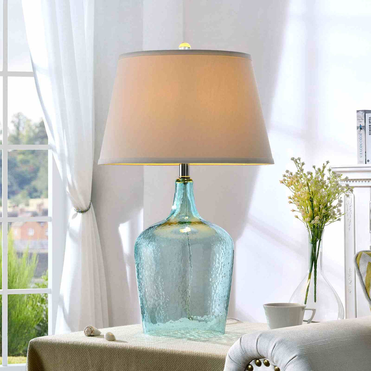 Alex Blue Table Lamp