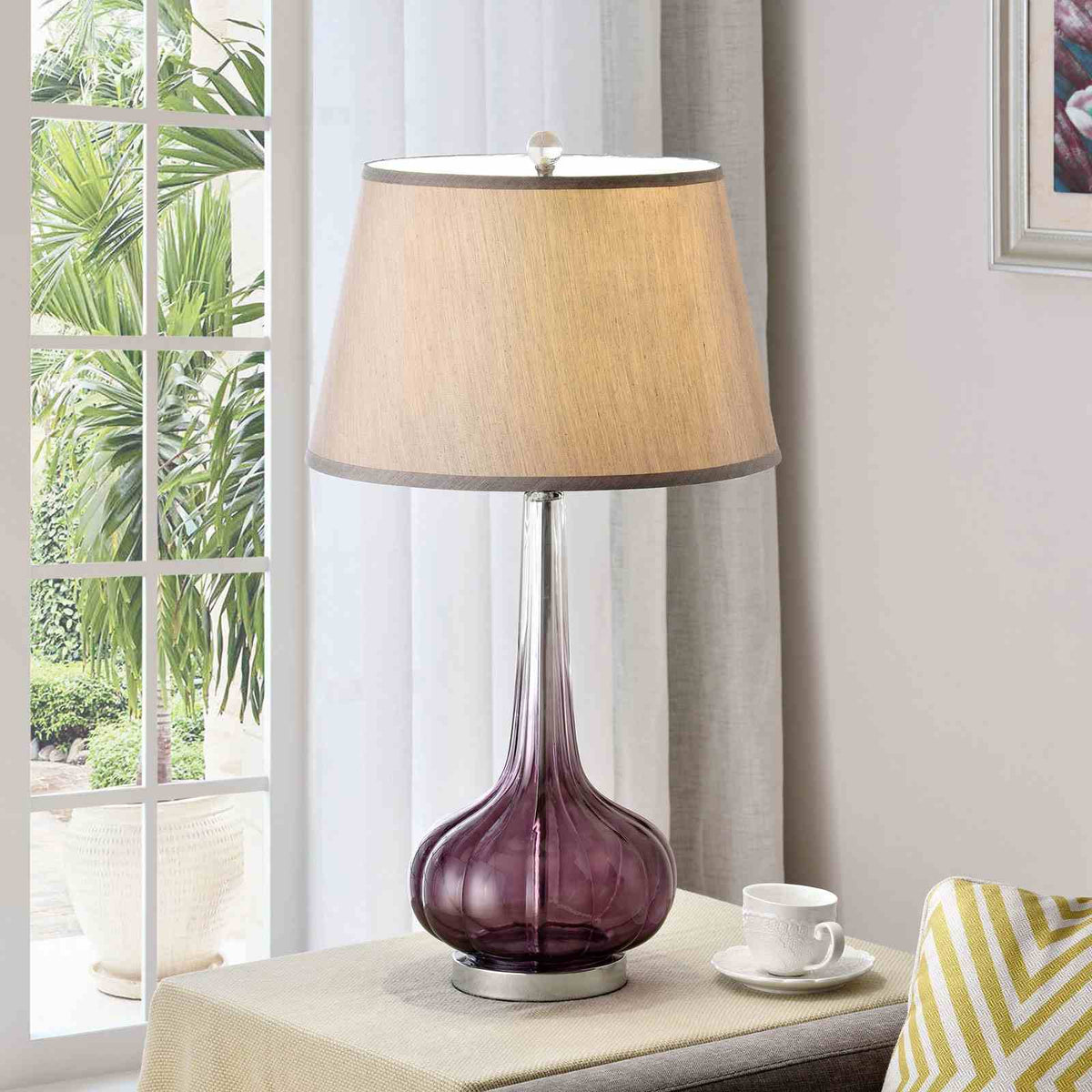 Fay Purple Table Lamp