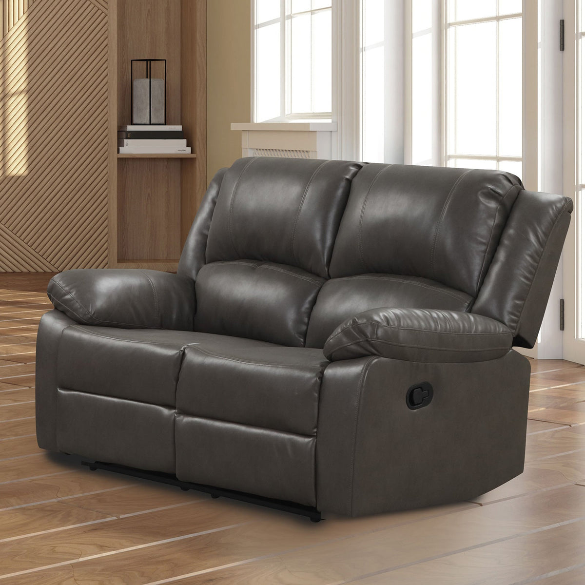 Letha Gray Transitional Reclining Living Room Set