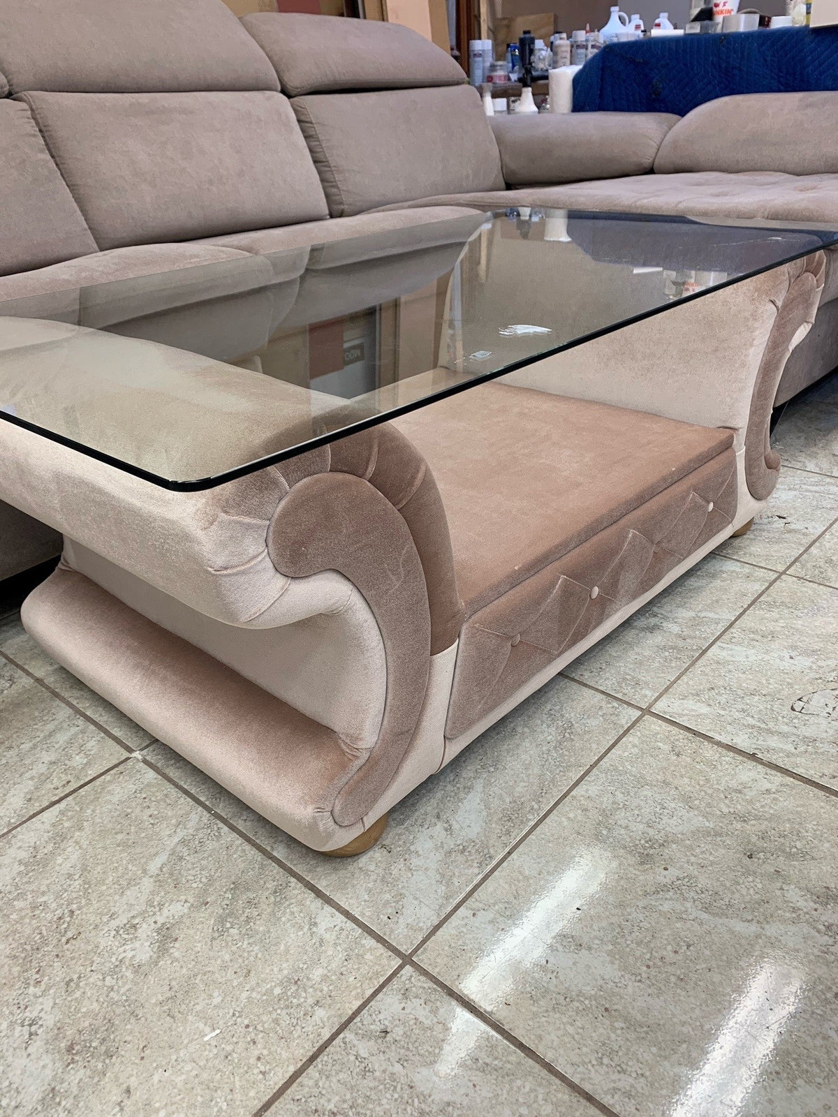 Apolo Fabric End Table