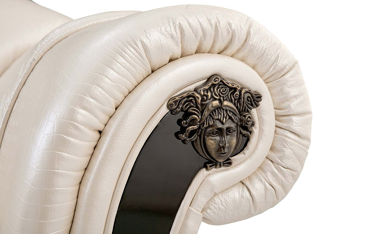 Apolo Pearl Italian Leather Sofa