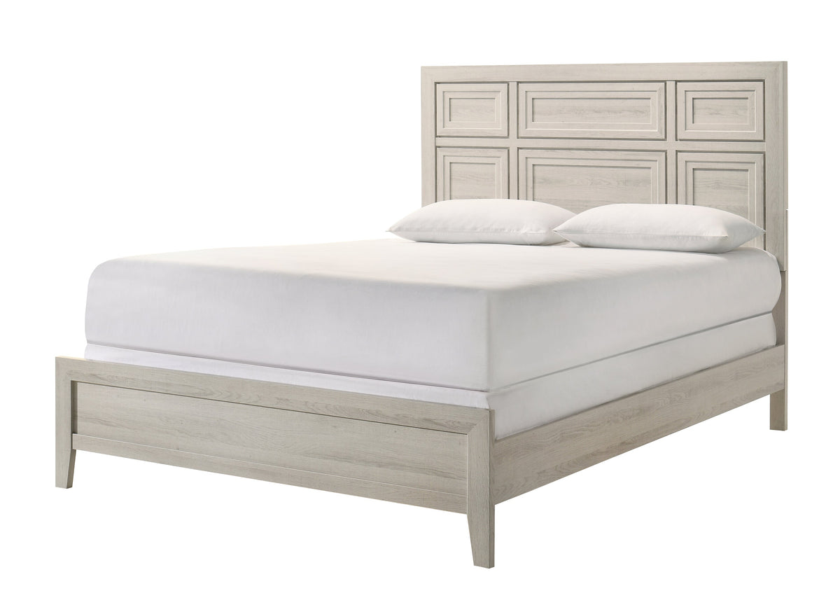 Lorraine Antique White Panel Bedroom Set