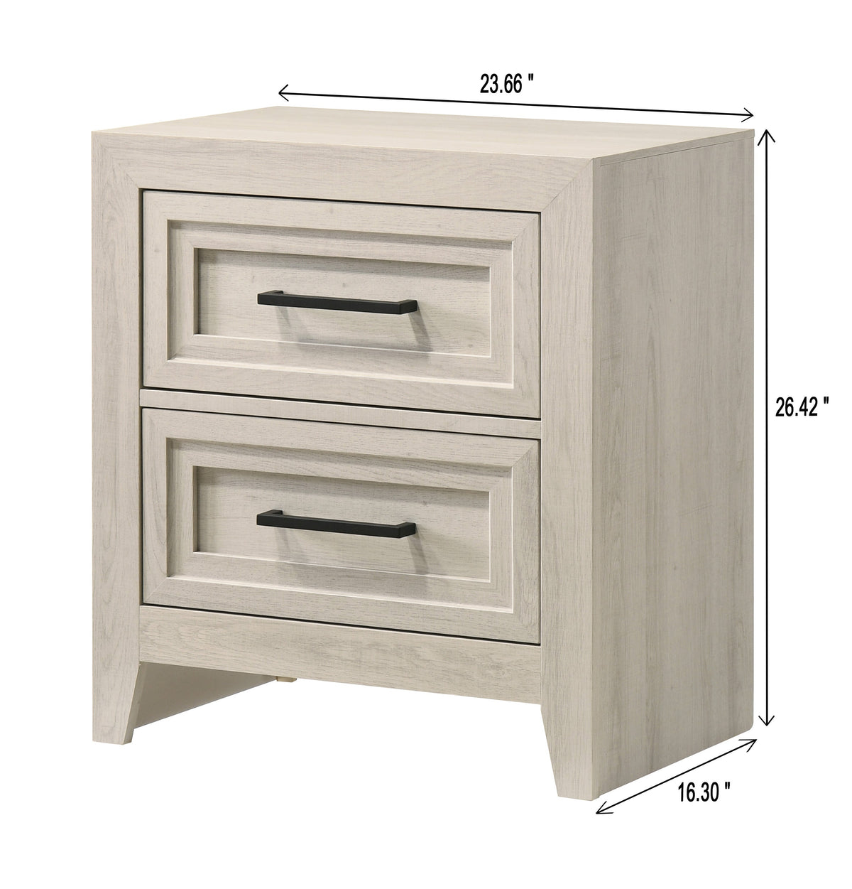 Lorraine Antique White Panel Bedroom Set