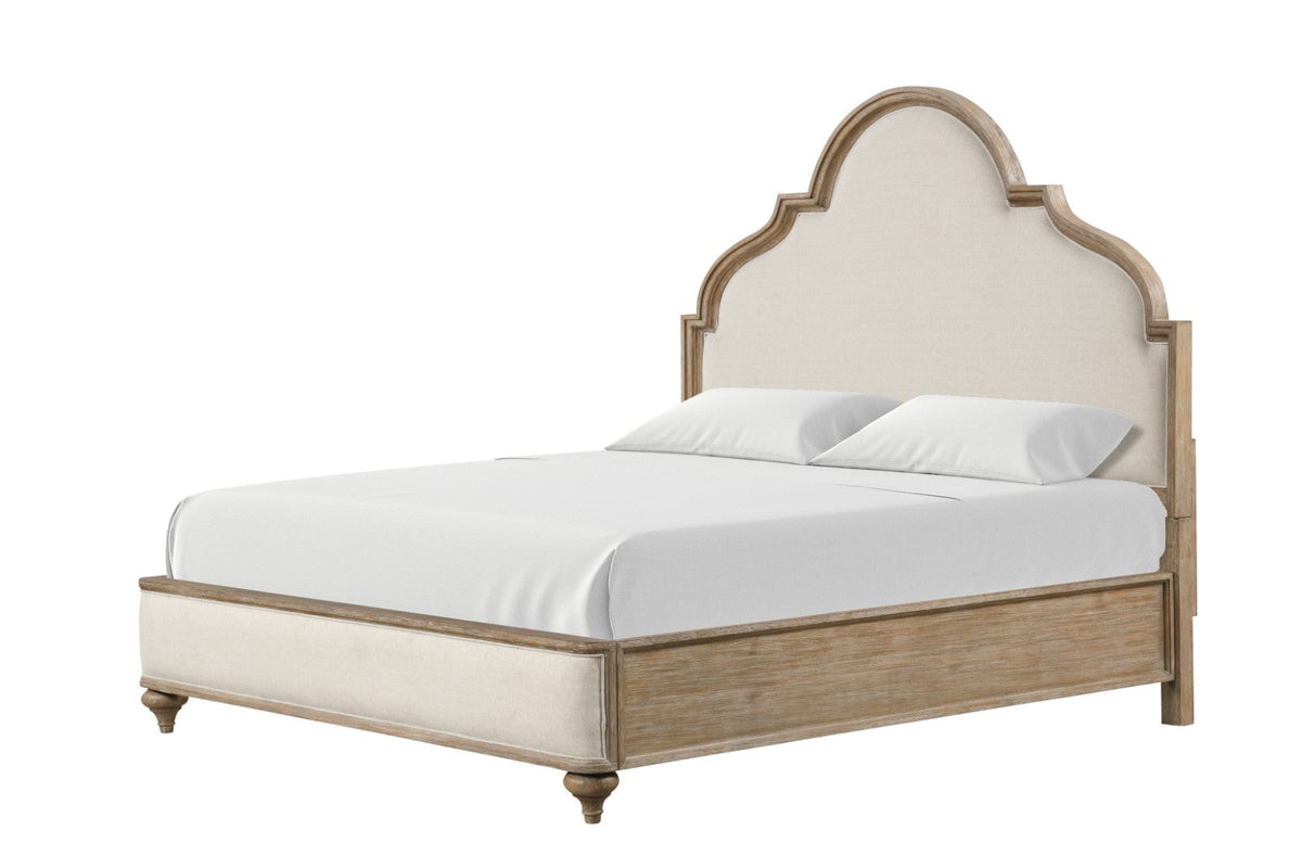 Lyris Rustic Oak Transitional Bedroom Set