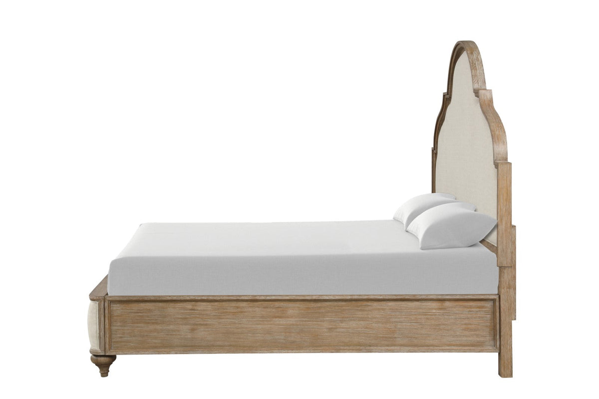 Lyris Rustic Oak Transitional Bedroom Set