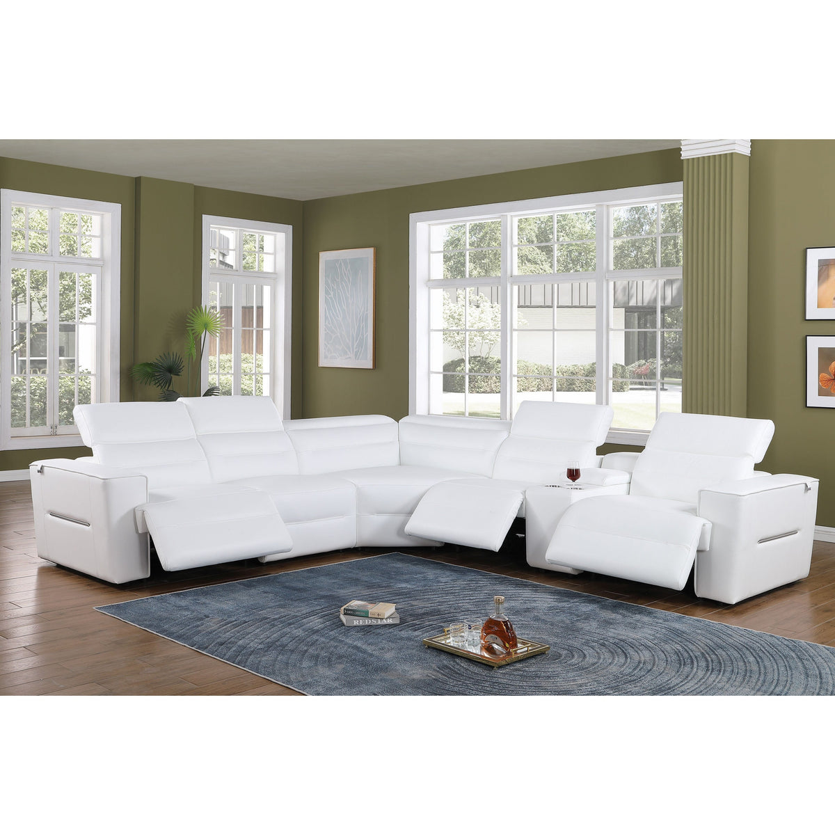 Nexus Pearl Power Reclining Sectional