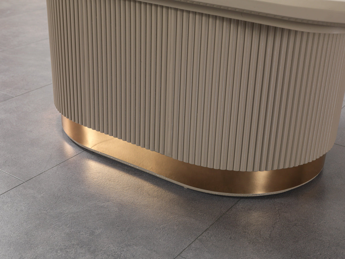 Milena Taupe Coffee Table