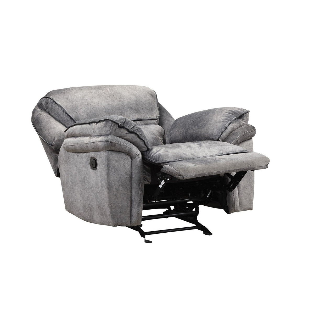 Themis Gray Transitional Reclining Living Room Set