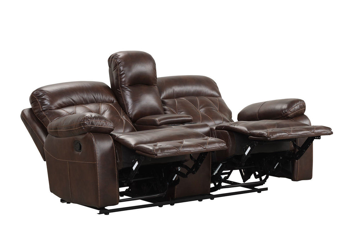 Osias Brown Manual Loveseat