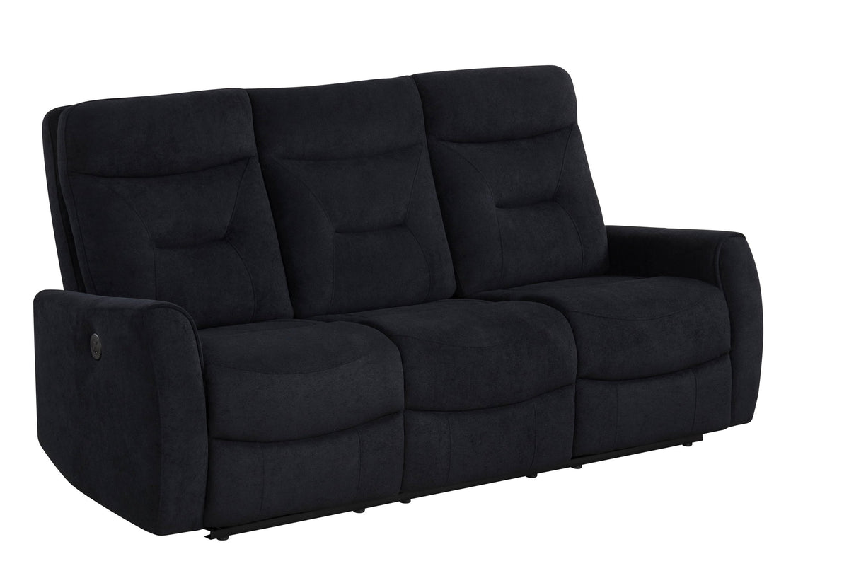 Nina Black 3-Piece Power Reclining Set
