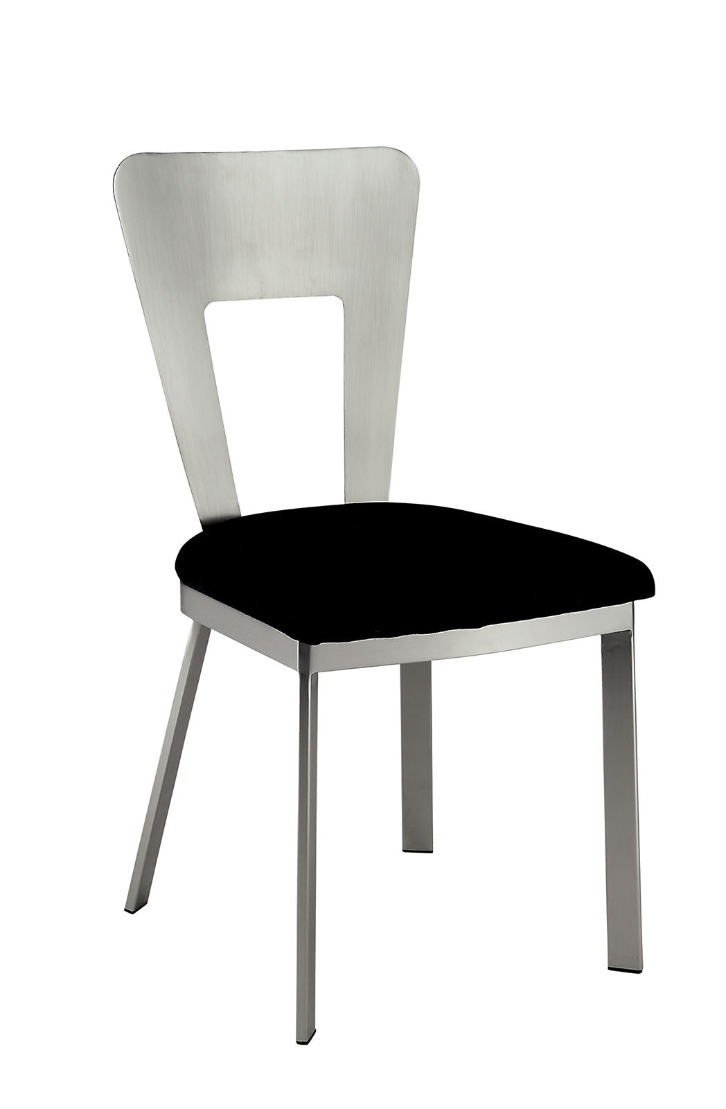 Nova Silver/Black Side Chair
