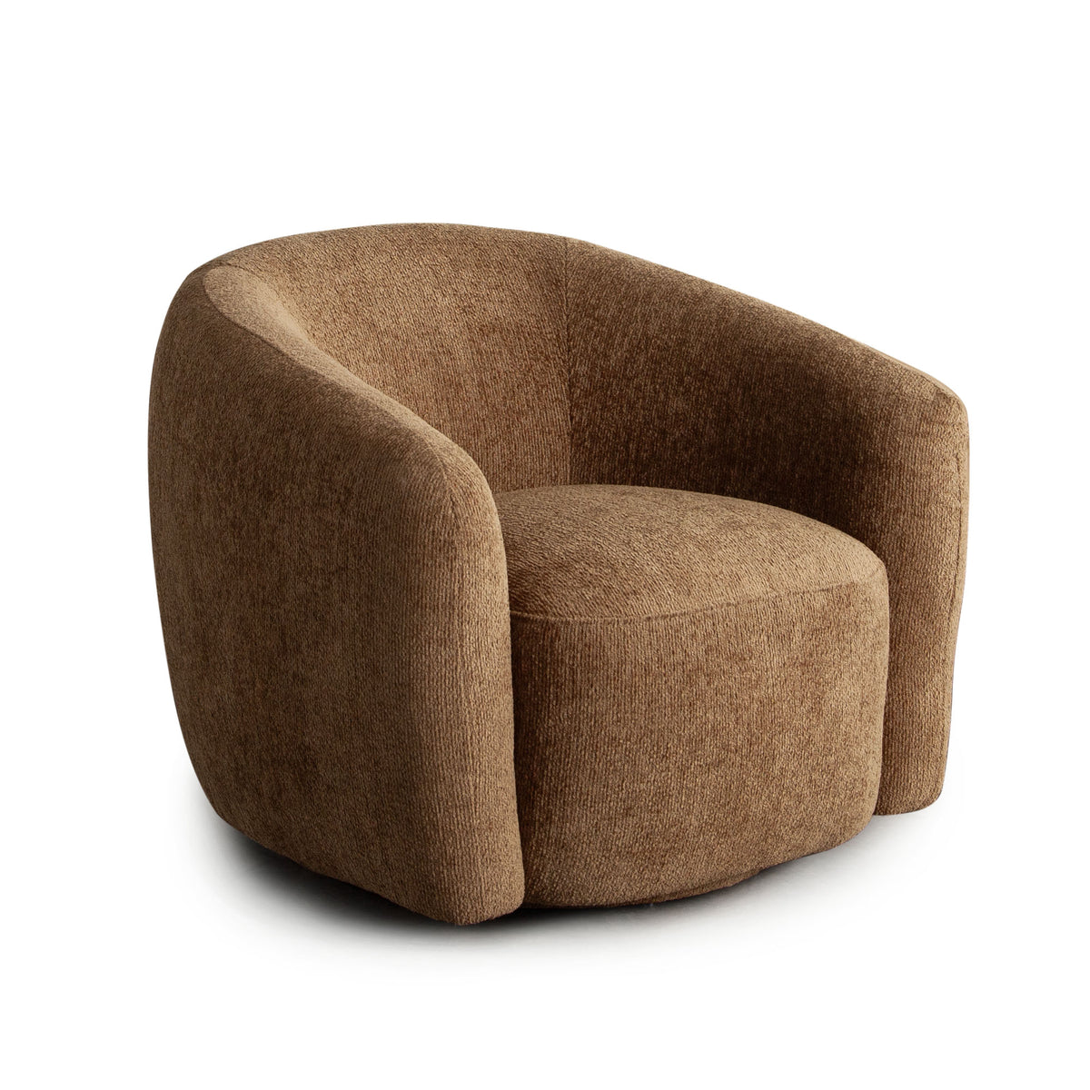 Ocean Swivel Accent Chair in Dune Medal Bronze Performance Fabric