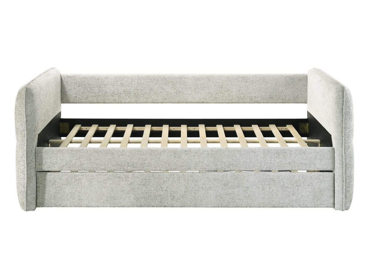 Philipa Light Gray Daybed with Trundle