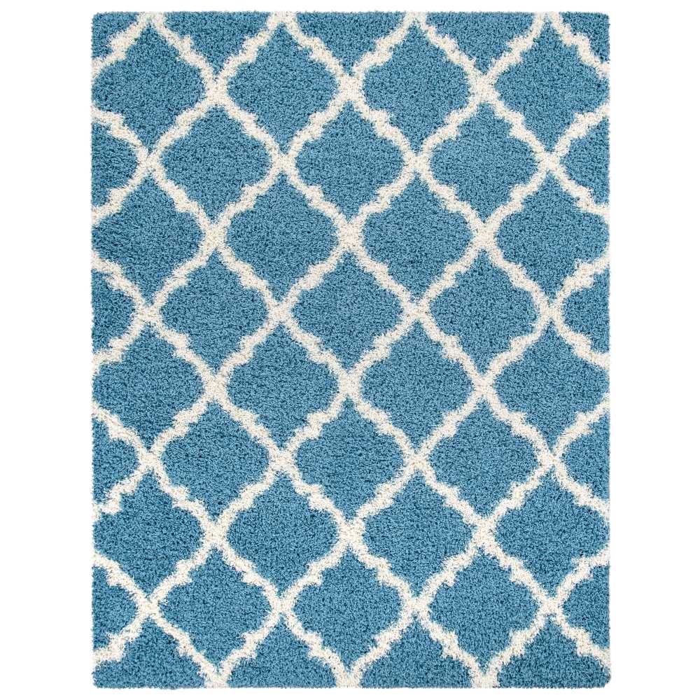 Shag Teal Large Rug