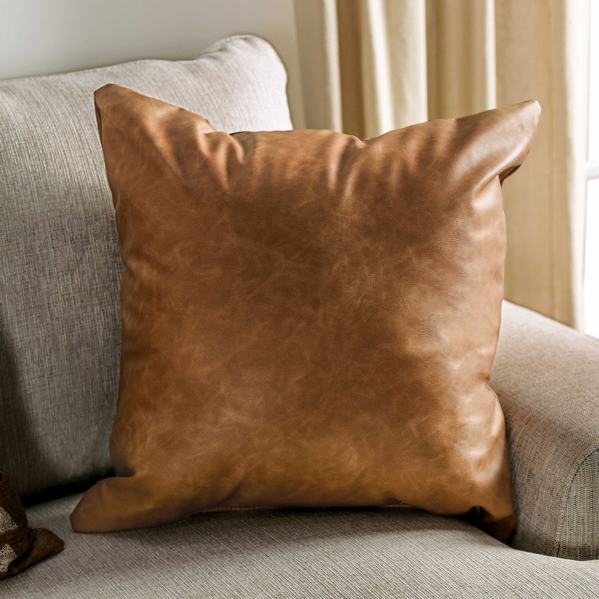 New Meadows Sand/Caramel Transitional Living Room Set