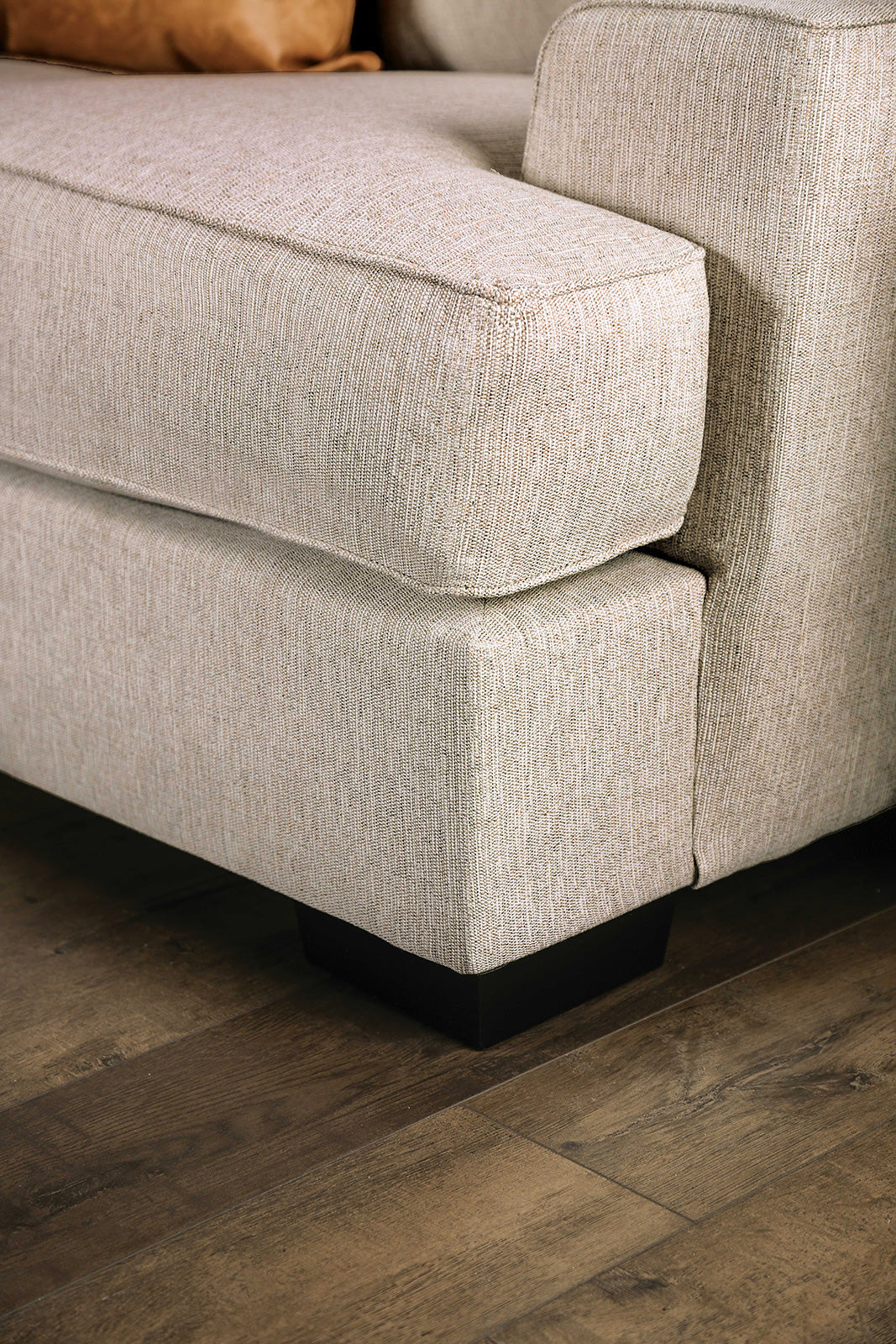 New Meadows Sand/Caramel Transitional Living Room Set