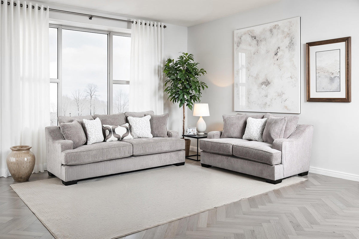 Mayfield Gray Transitional Living Room Set