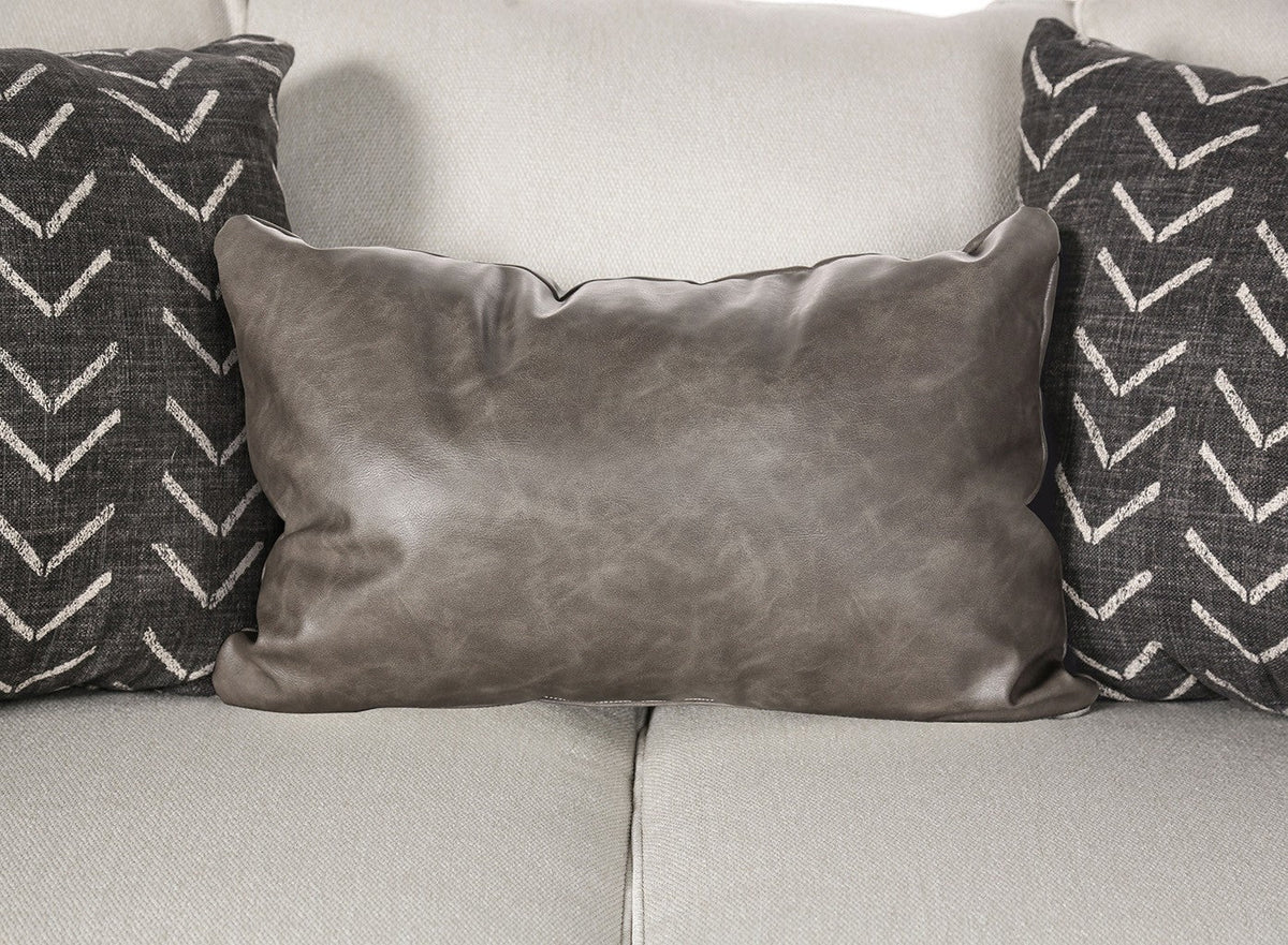 Hyde Park Gray Oversized Sofa