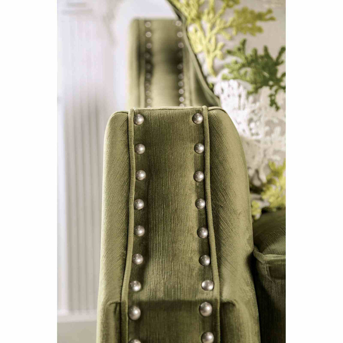 Kaye Green Transitional Living Room Set
