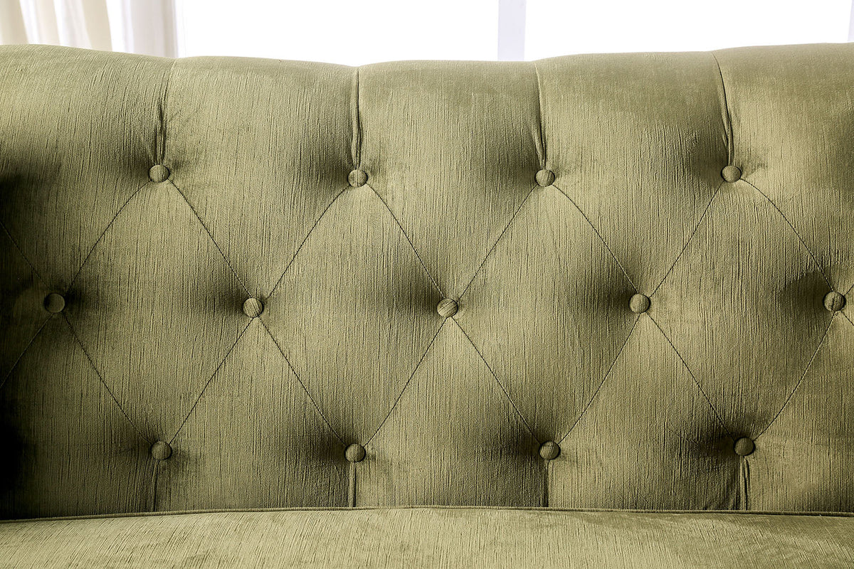 Kaye Green Transitional Living Room Set
