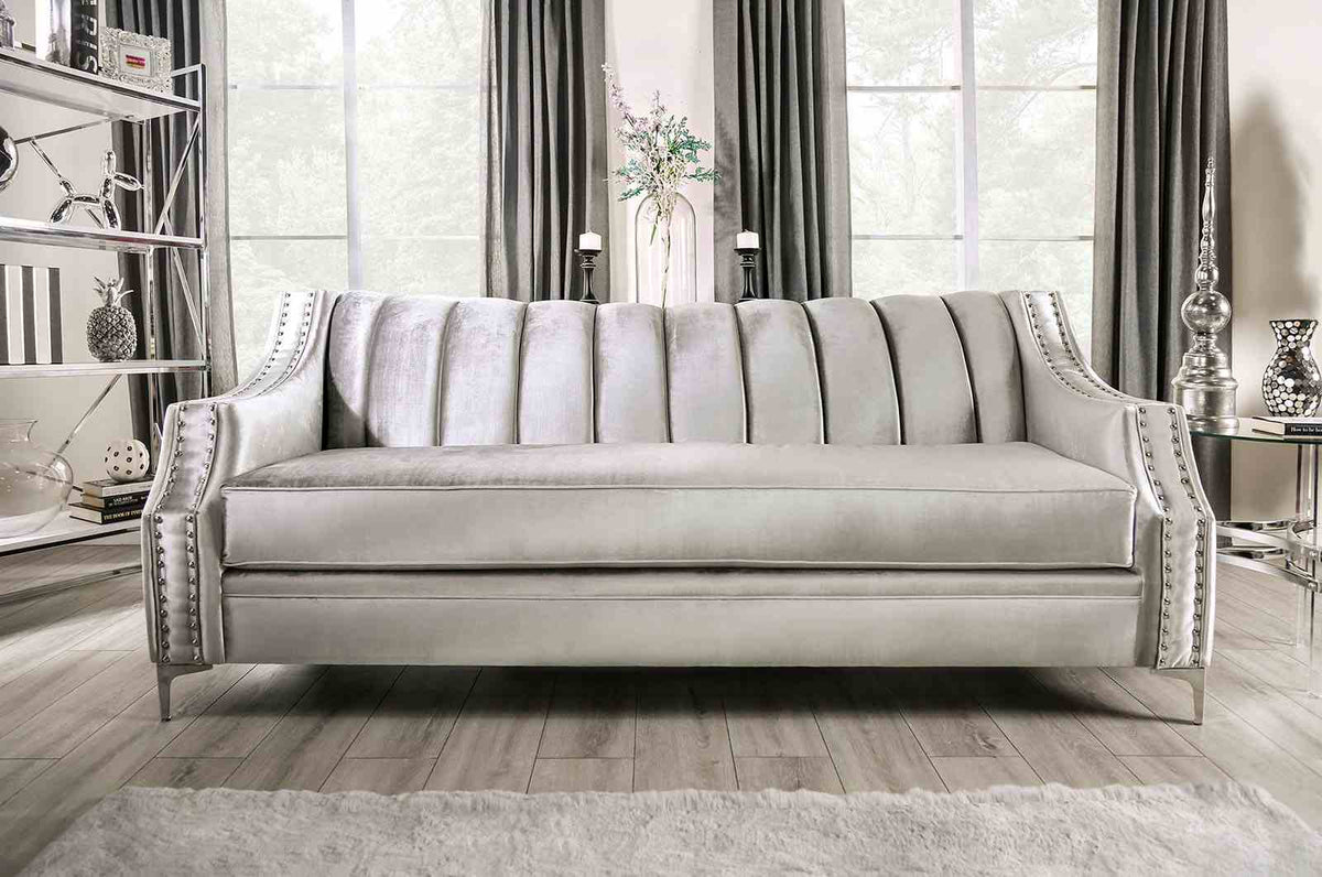 Elicia Silver Loveseat