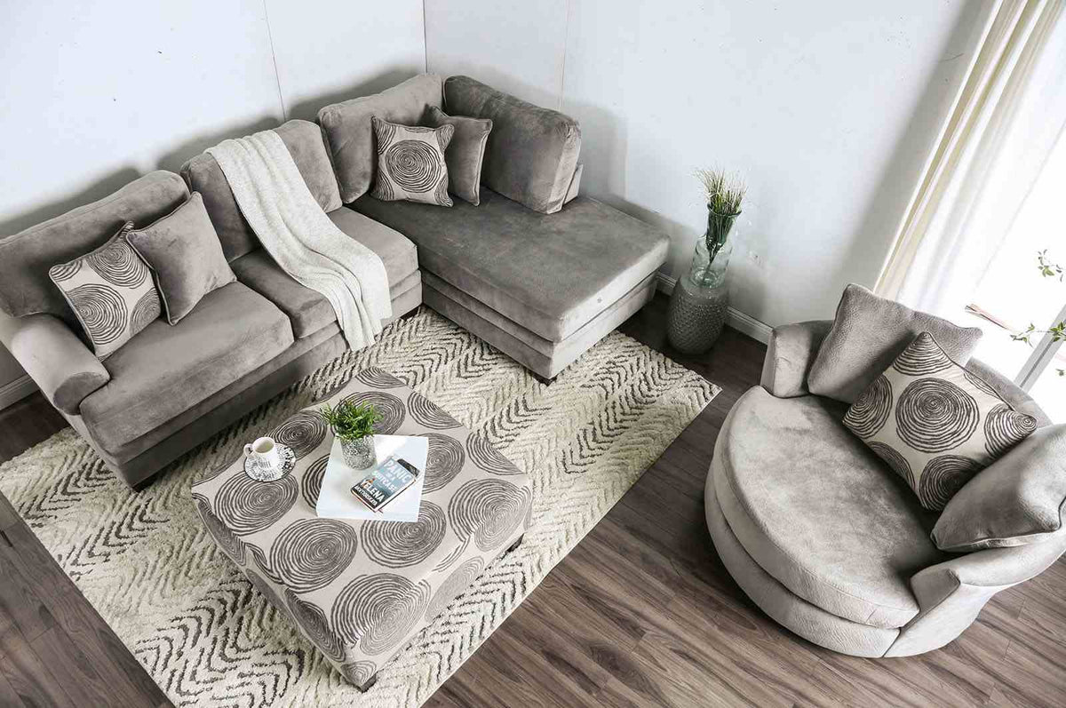 Bonaventura Gray Sectional