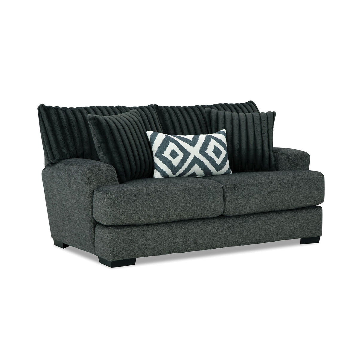 Loughlin Gun Metal Loveseat