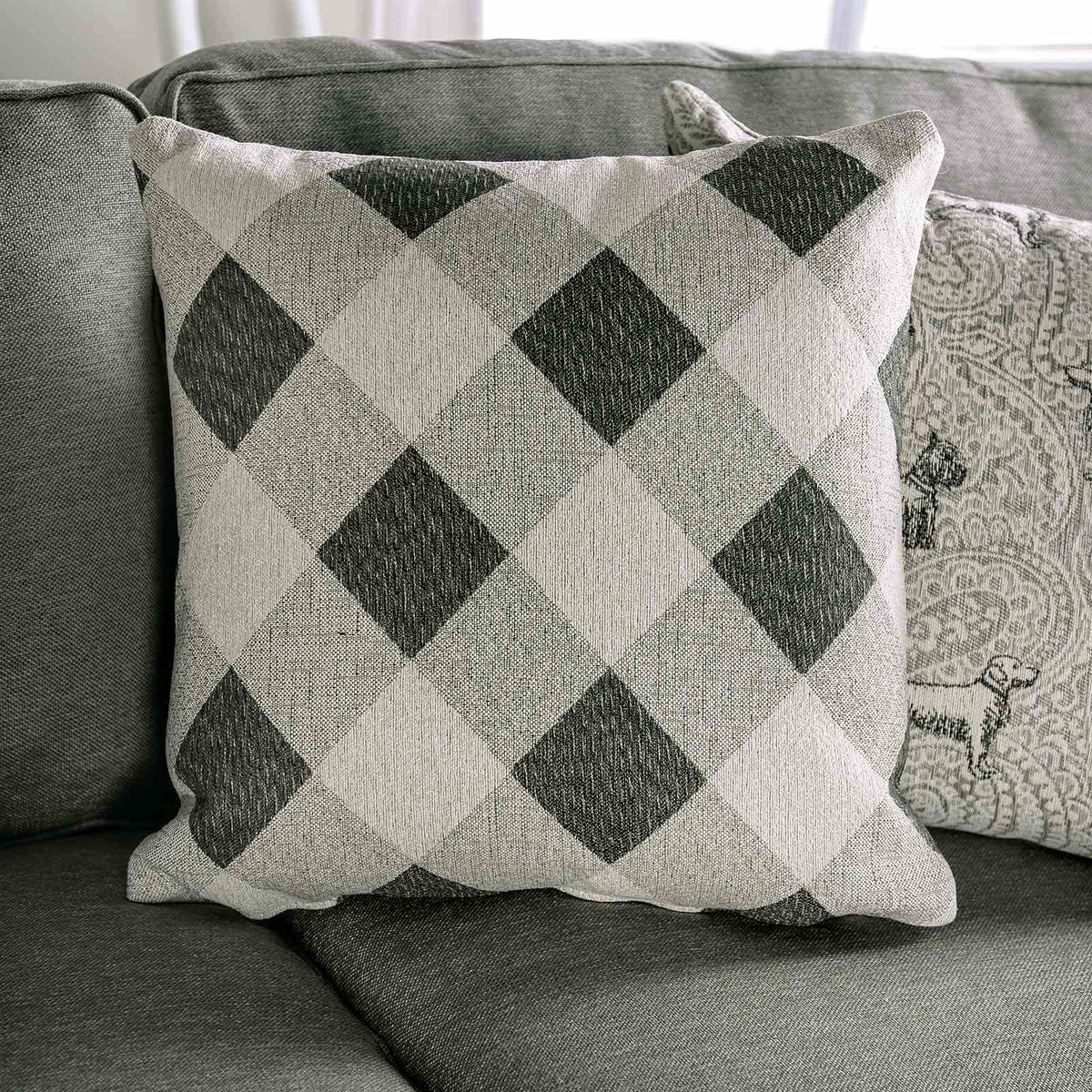Newry Gray Transitional Living Room Set
