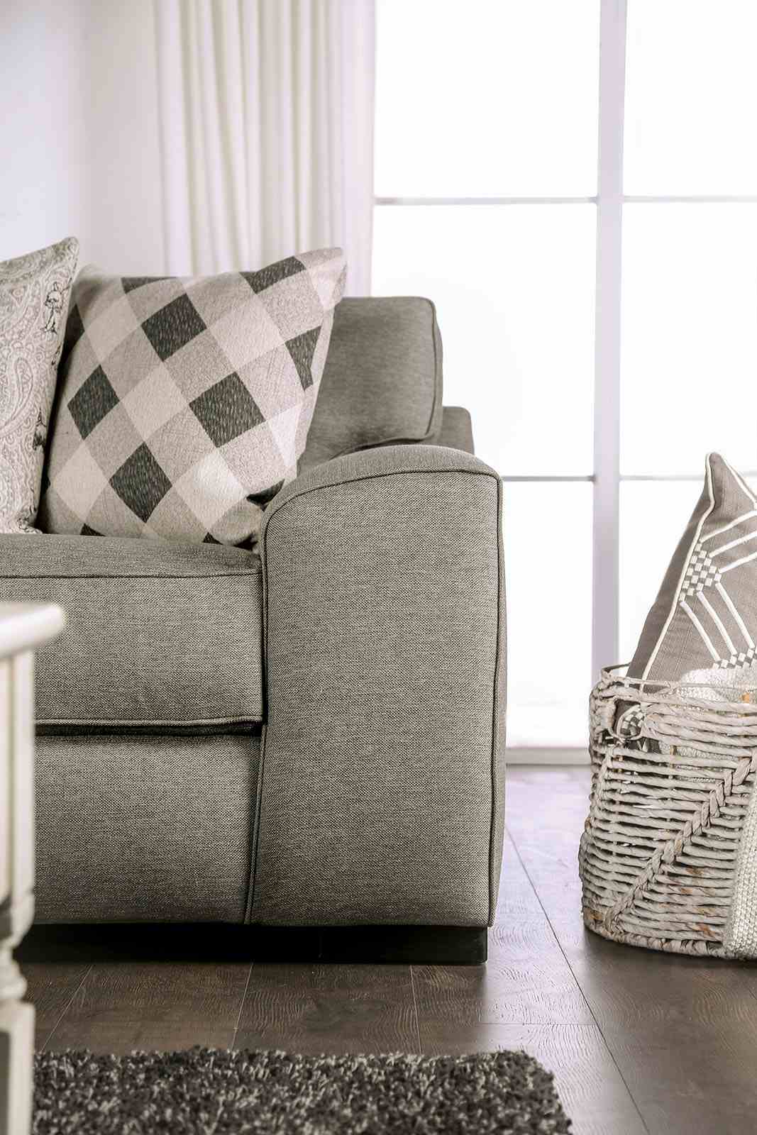 Newry Gray Transitional Living Room Set
