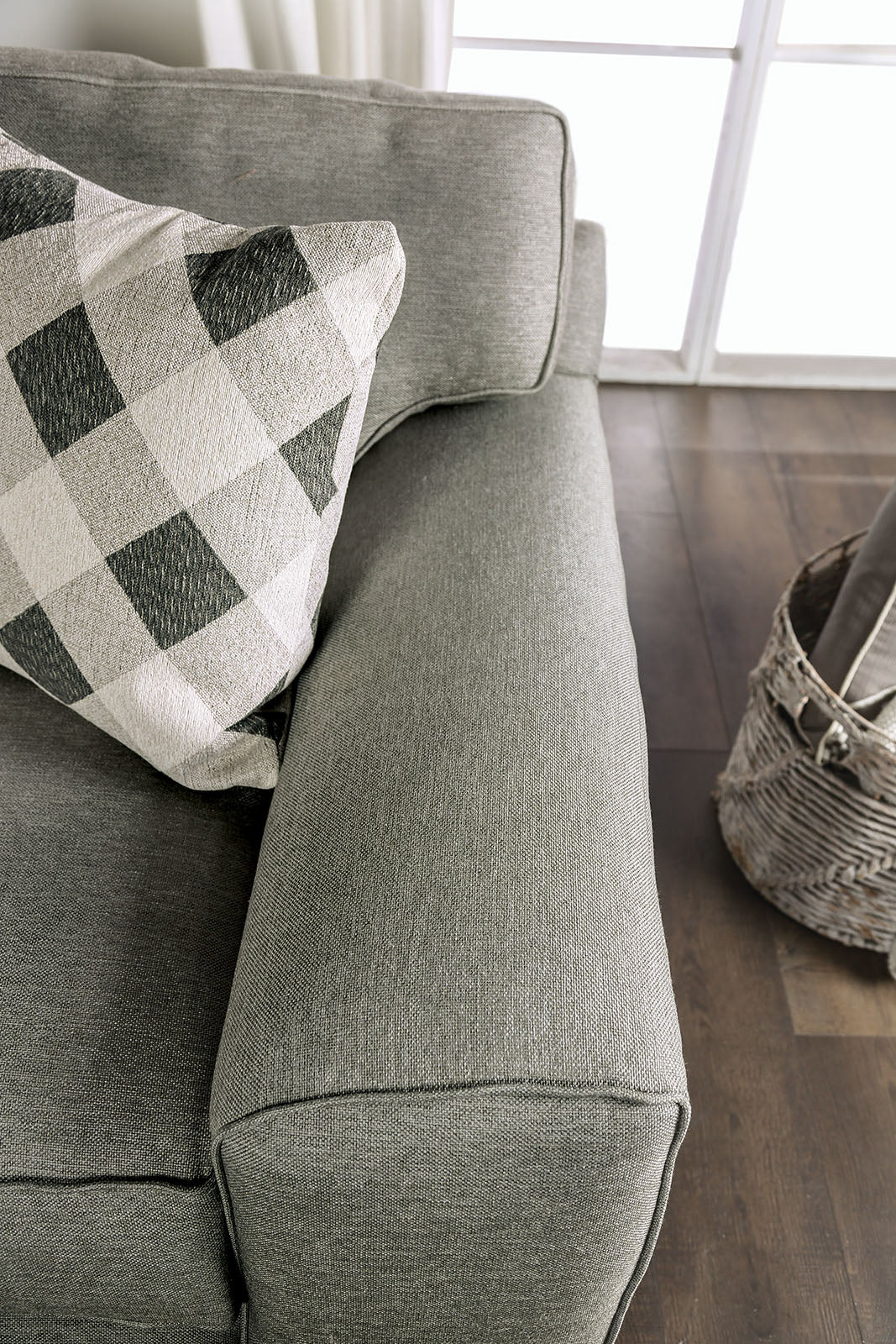 Newry Gray Transitional Living Room Set