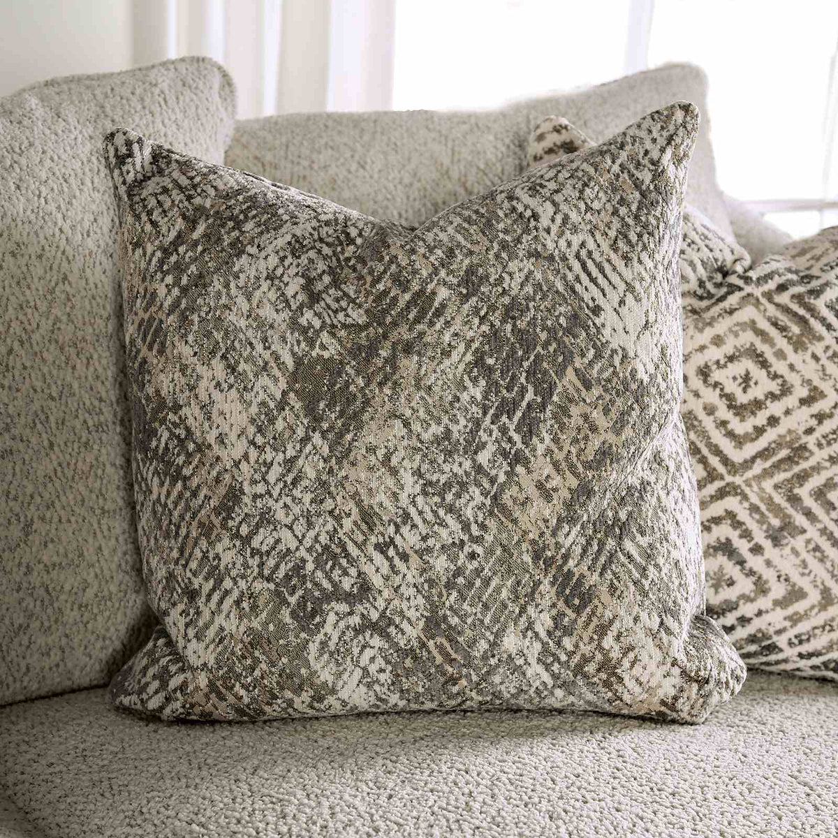Moorpark Off-White Contemporary Living Room Set