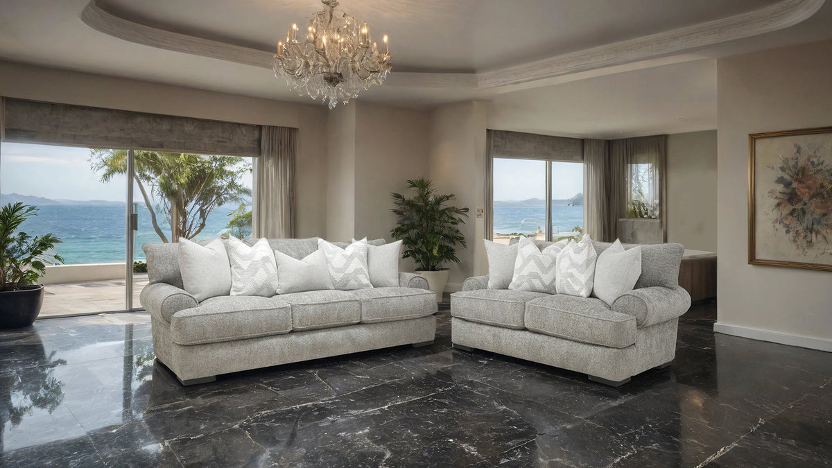 Nerone Gray Transitional Living Room Set