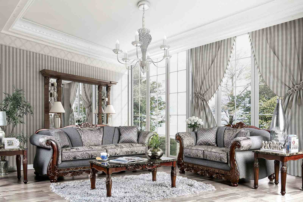 Newdale Gray Loveseat