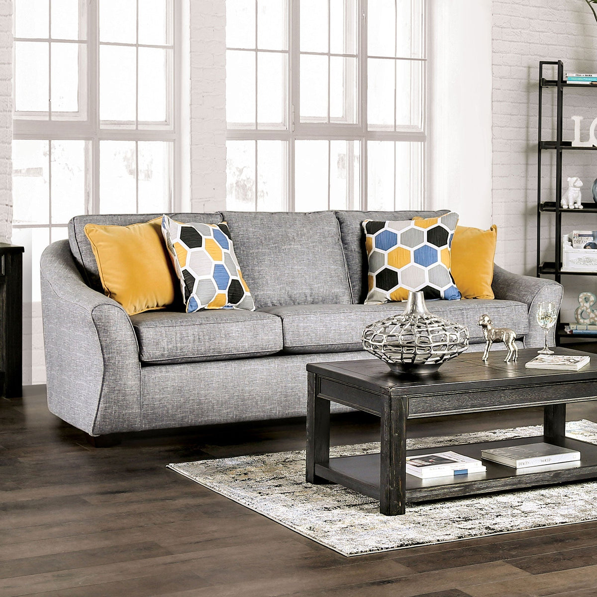 Jarrow Light Gray Transitional Living Room Set