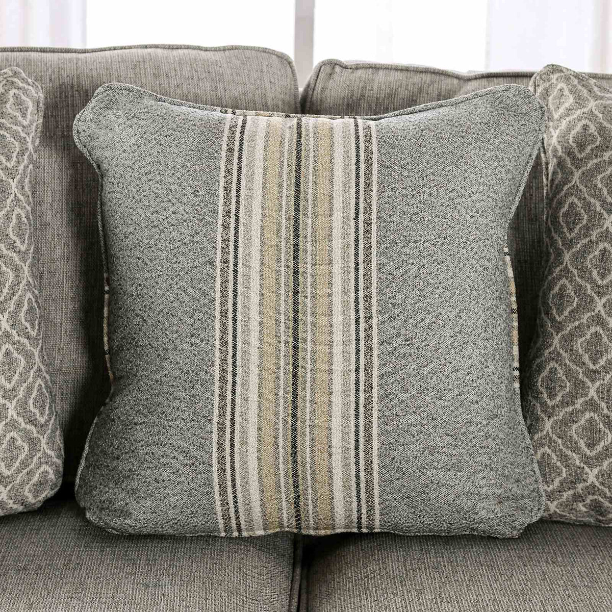 Stephney Gold/Gray Transitional Living Room Set