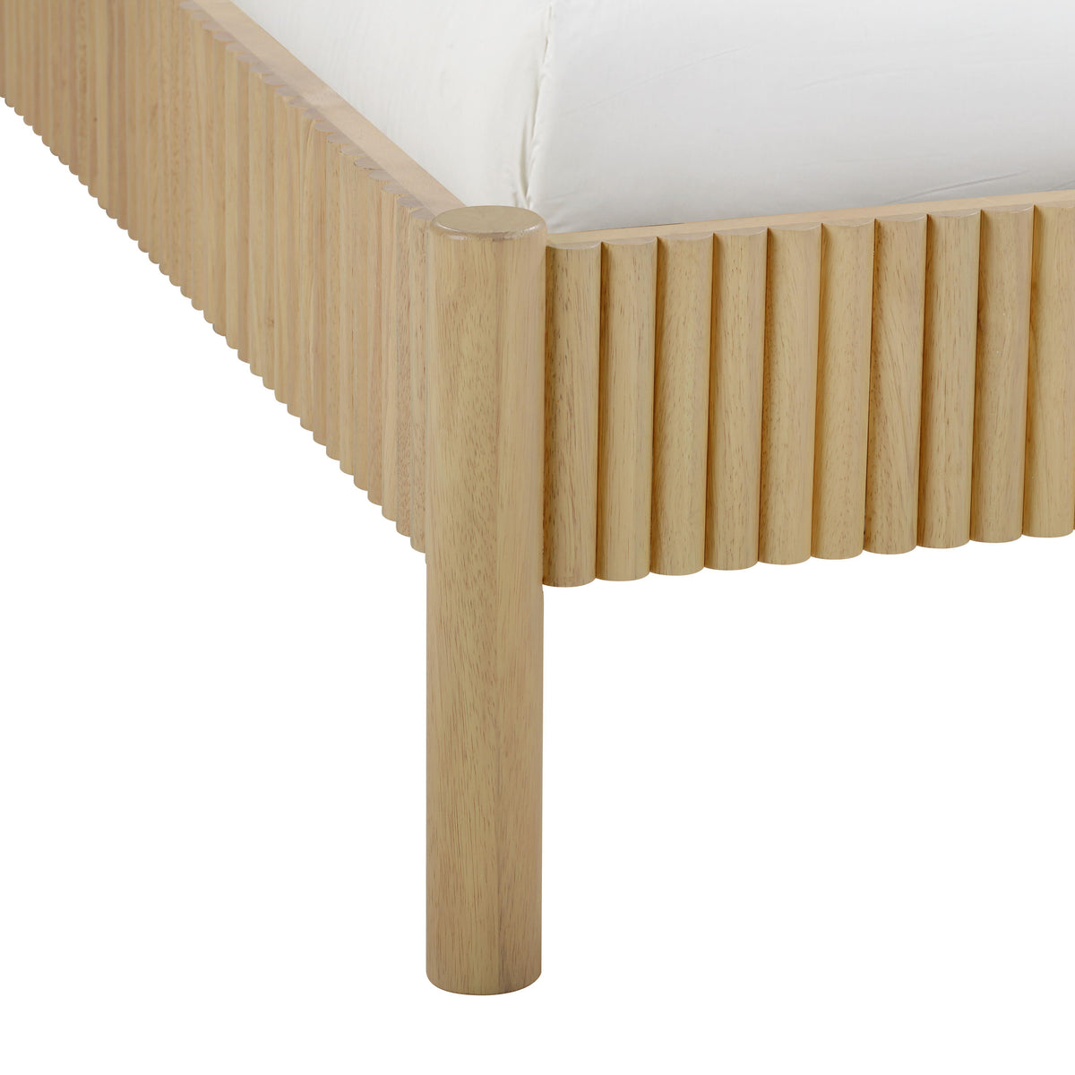 Tyla Natural Wood King Bed