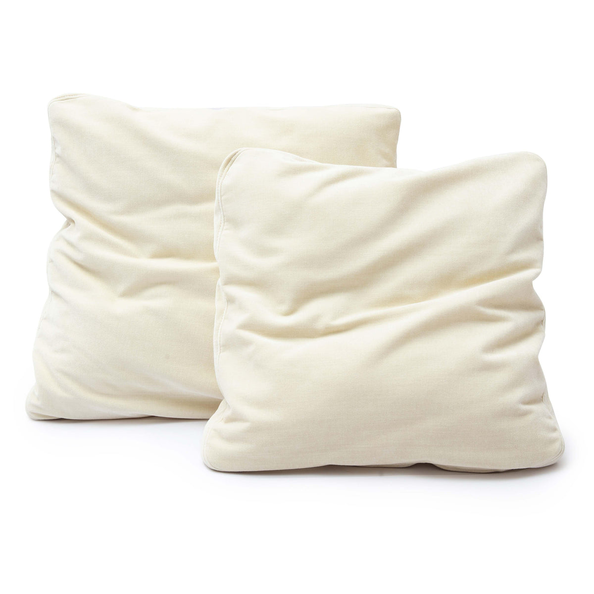 Tipsy Cream Chenille 20" x 20" Square Floppy Pillow