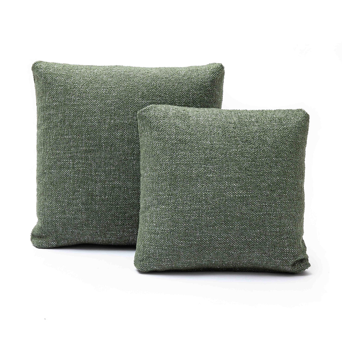 Malolo Green Basketweave 16 inch Square Vegan-Down Pillow