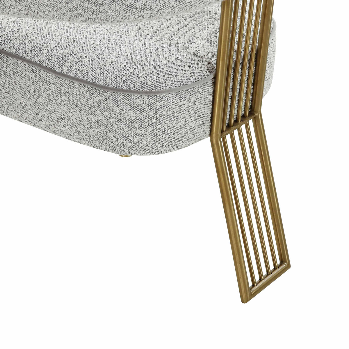 Corralis Speckled Grey Boucle Dining Chair - UK