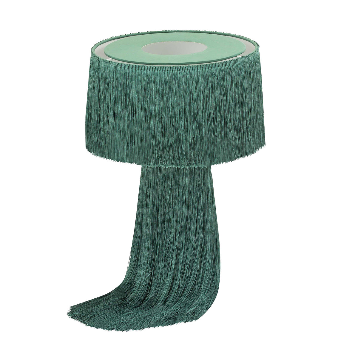 Atolla Emerald Tassel Table Lamp - UK
