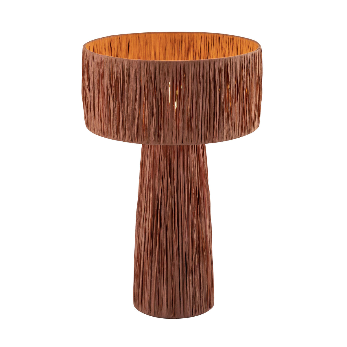 Shelby Raffia Brick Table Lamp