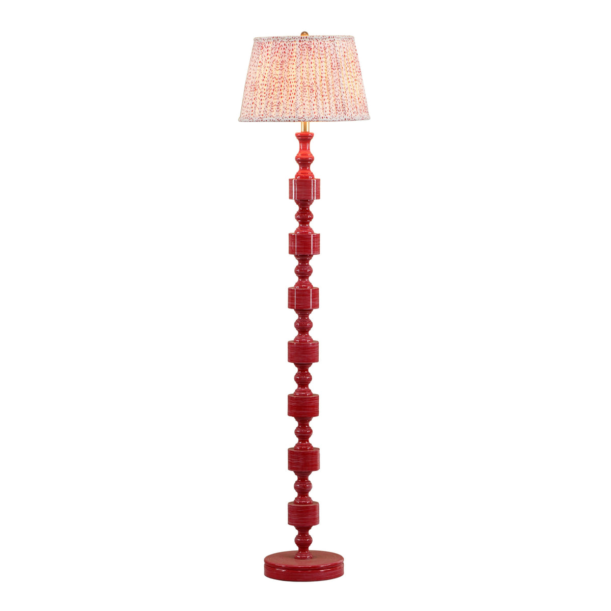 Peggy Pink Spotted Floor Lamp