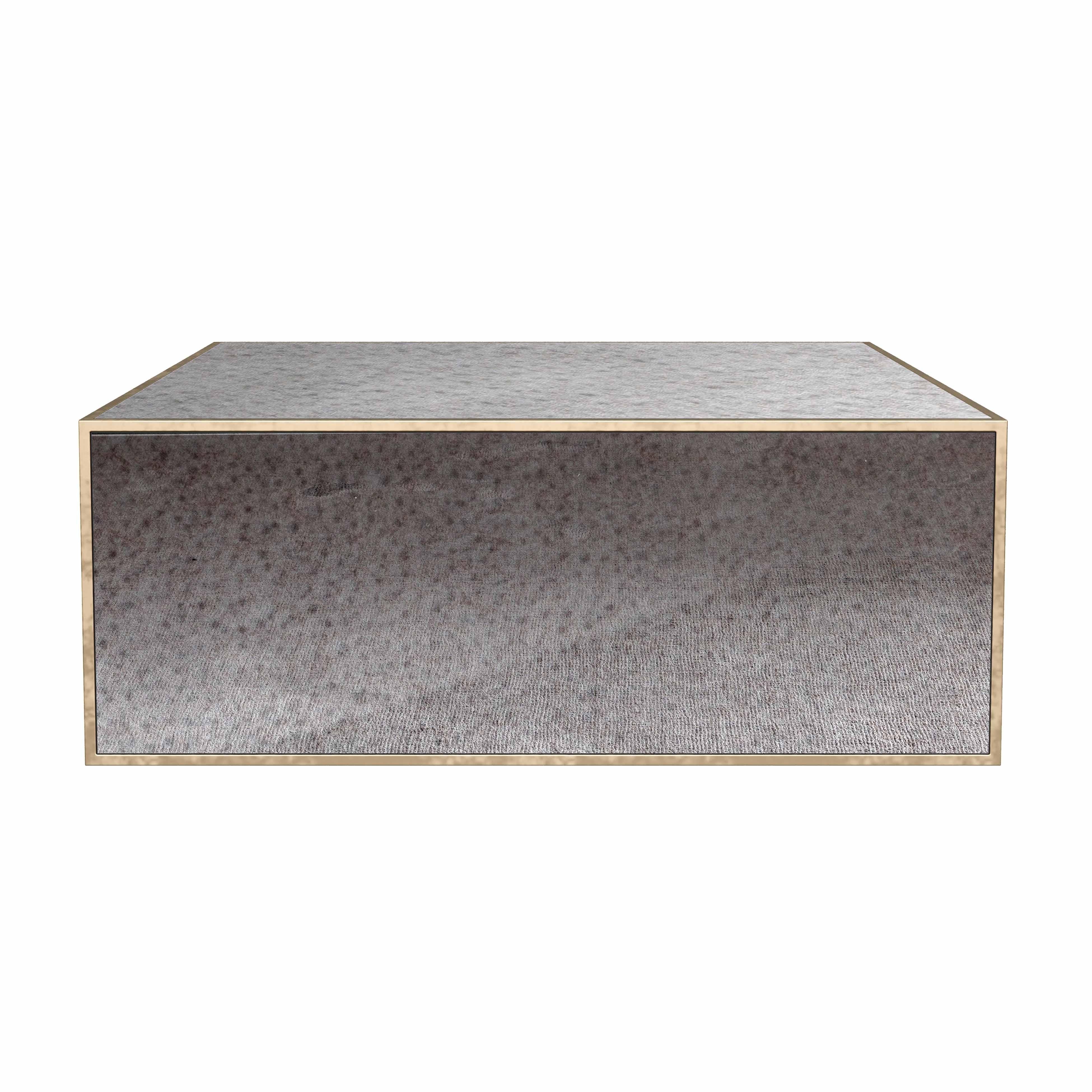 Lana Mirrored Large Coffee Table - UK