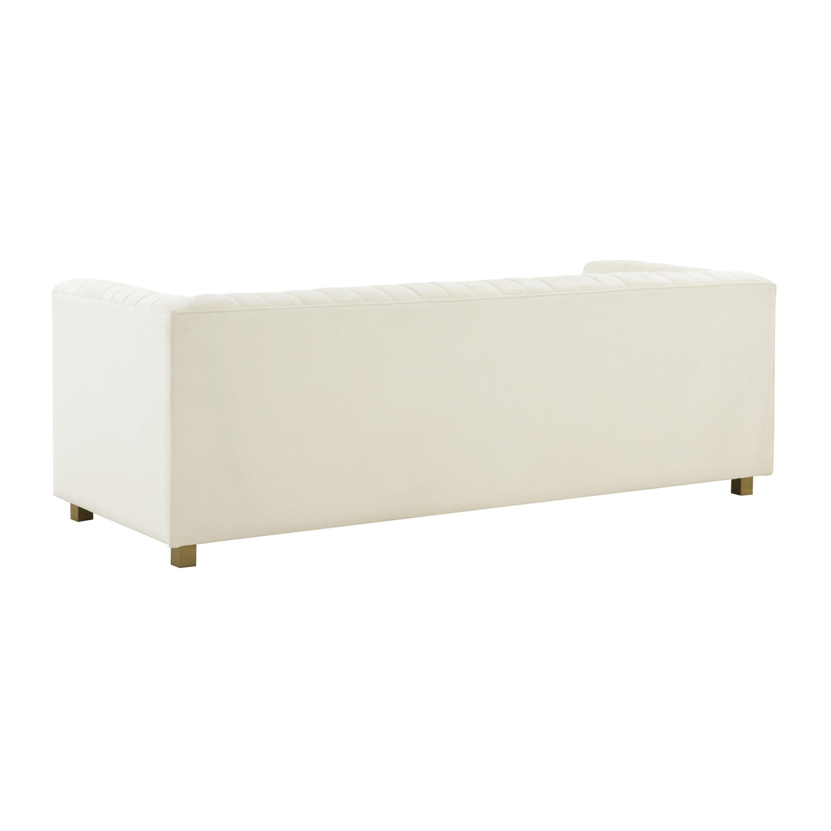 Wafa Cream Velvet Sofa - UK