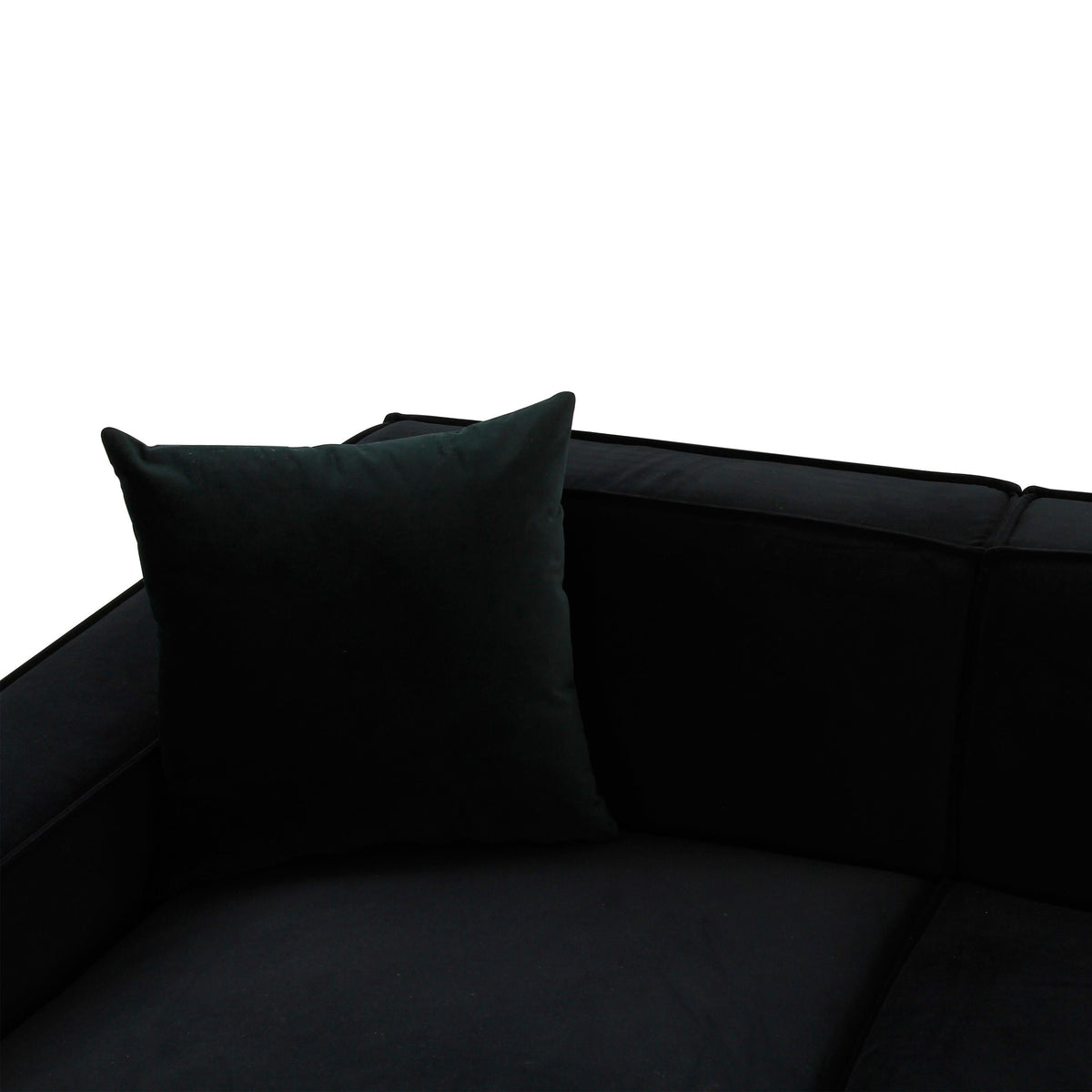 Olafur Black Velvet Sectional