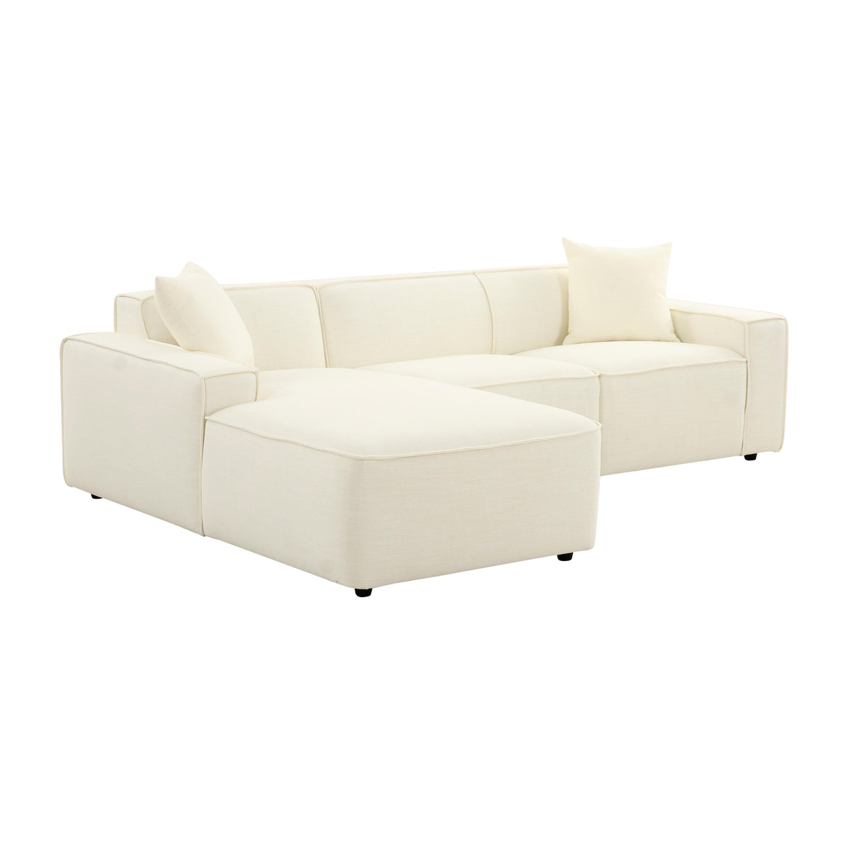 Olafur Cream Linen Sectional